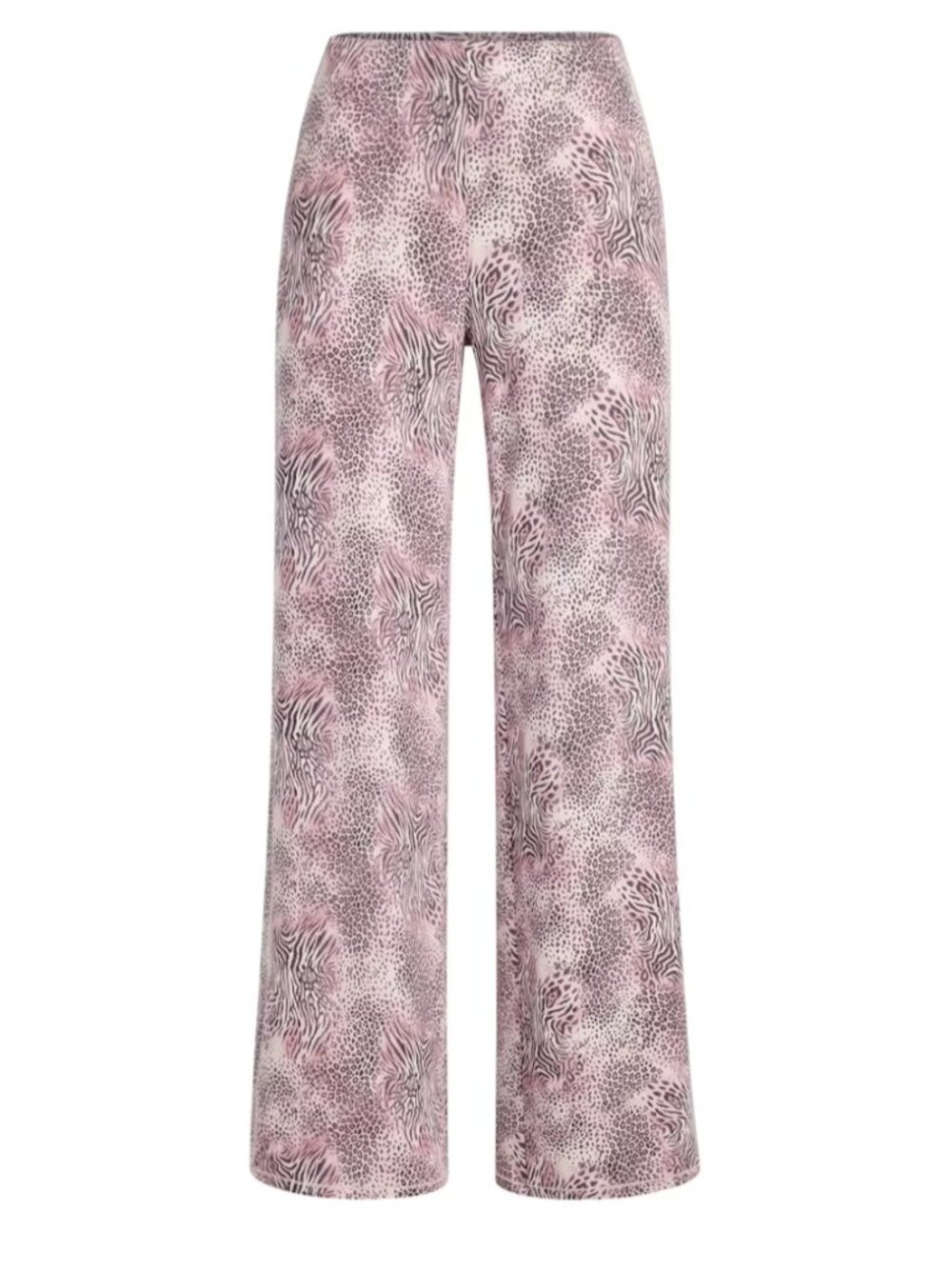 Skims Sleep Straight Leg Pant Bloom Mini Animal Multi Print Size Medium